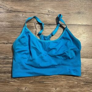 Blue under armor sports bra S/M